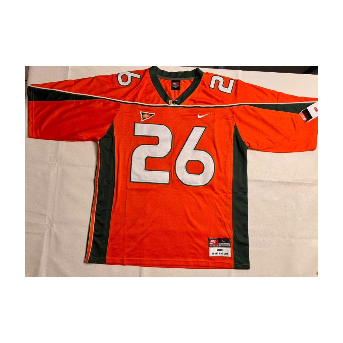 variant-orange | Sean Taylor orange throwback jersey front