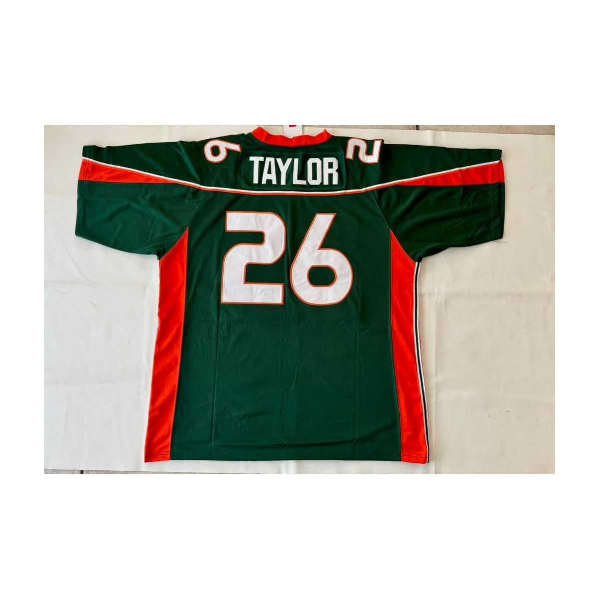 variant-green | Sean Taylor green throwback jersey back