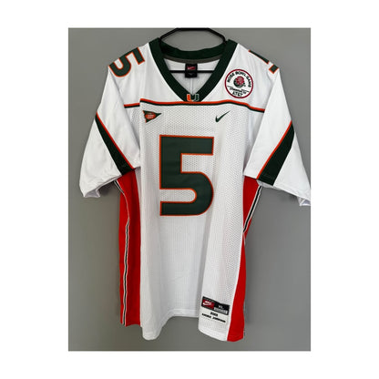 Andre Johnson #5 Miami Hurricanes Throwback Jersey