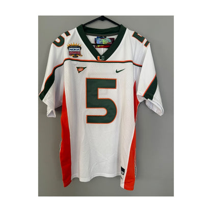 Andre Johnson #5 Miami Hurricanes Throwback Jersey