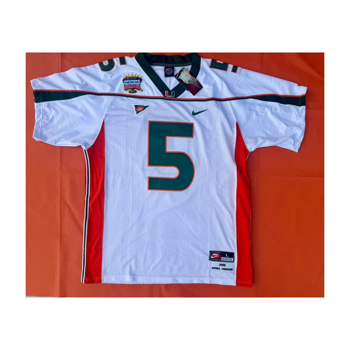 Andre Johnson #5 Miami Hurricanes Throwback Jersey