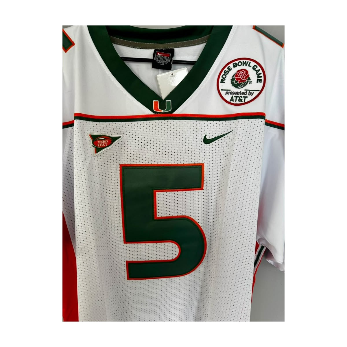 Andre Johnson #5 Miami Hurricanes Throwback Jersey