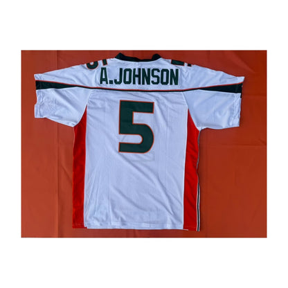 Andre Johnson #5 Miami Hurricanes Throwback Jersey