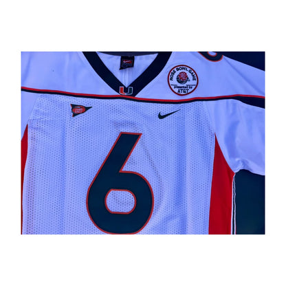 Antrel Rolle #6 Miami Hurricanes Throwback Jersey
