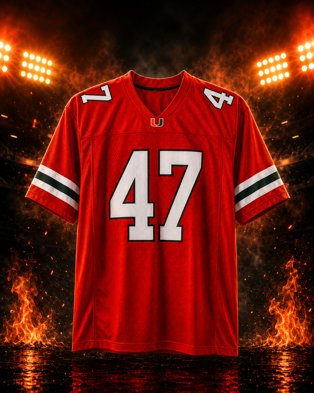 color-orange | Michael Irvin orange jersey promotional image
