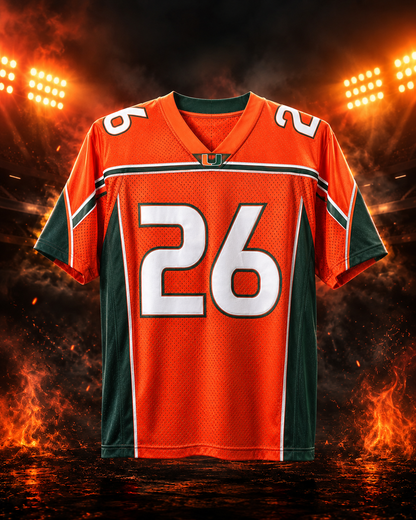 variant-orange | Sean Taylor orange throwback jersey promotional image