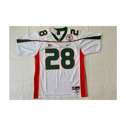 color-white | Clinton Portis white jersey front