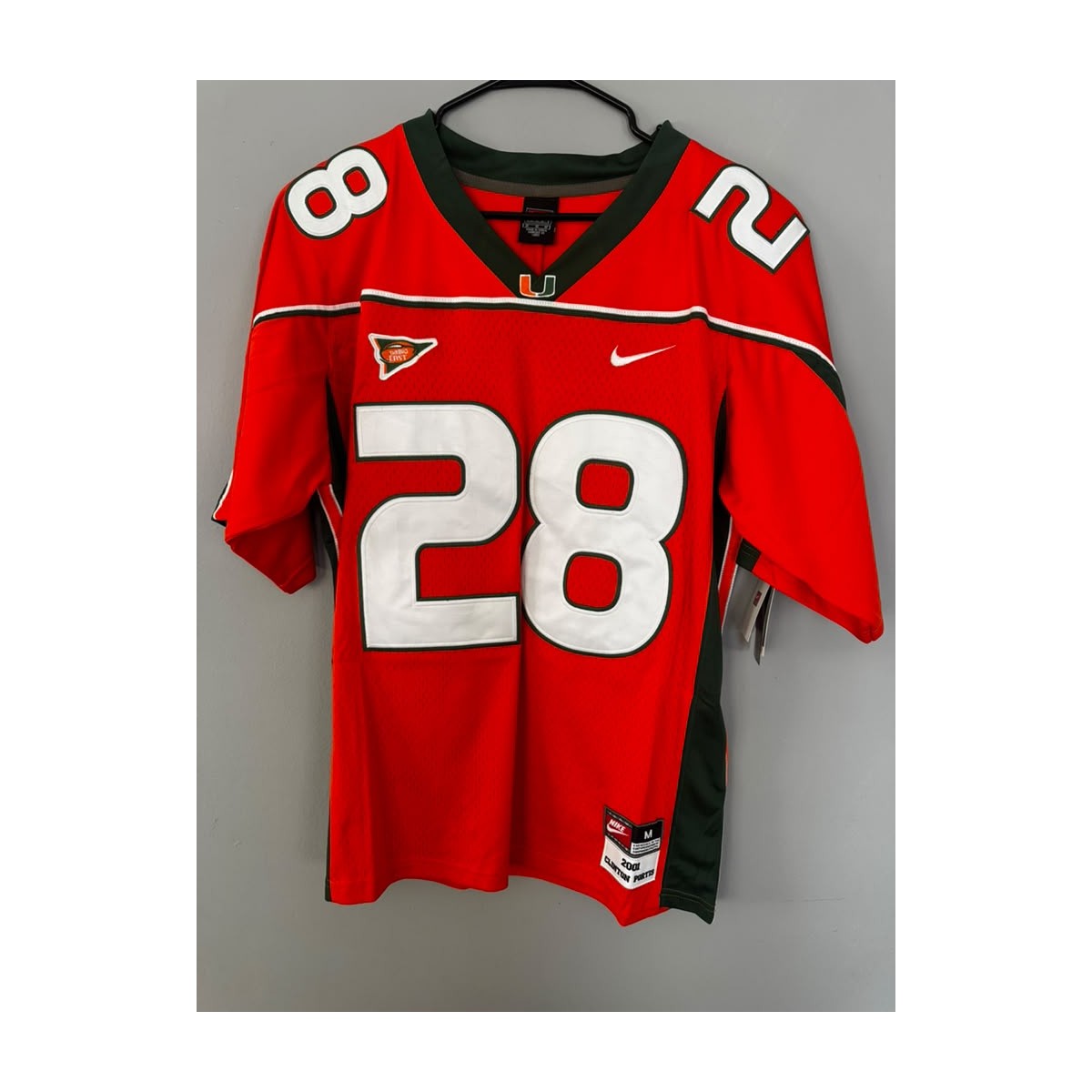 color-orange | Clinton Portis orange jersey front

