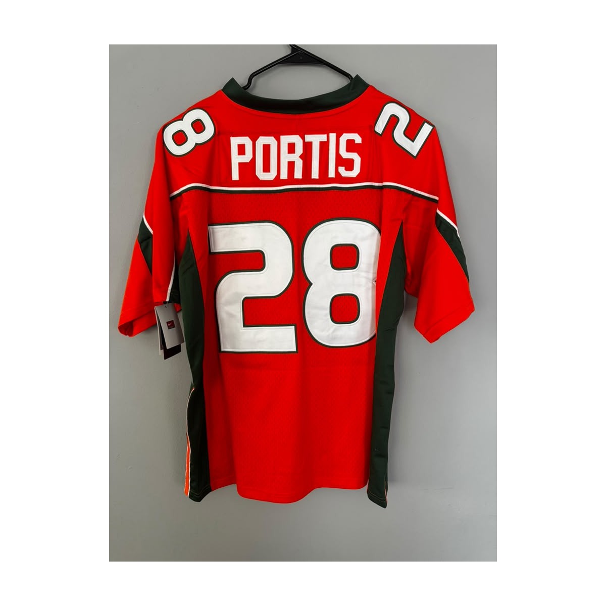 color-orange | Clinton Portis orange jersey back