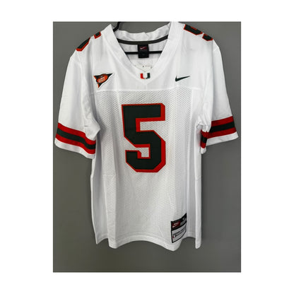 color-white | Edgerrin James white jersey front