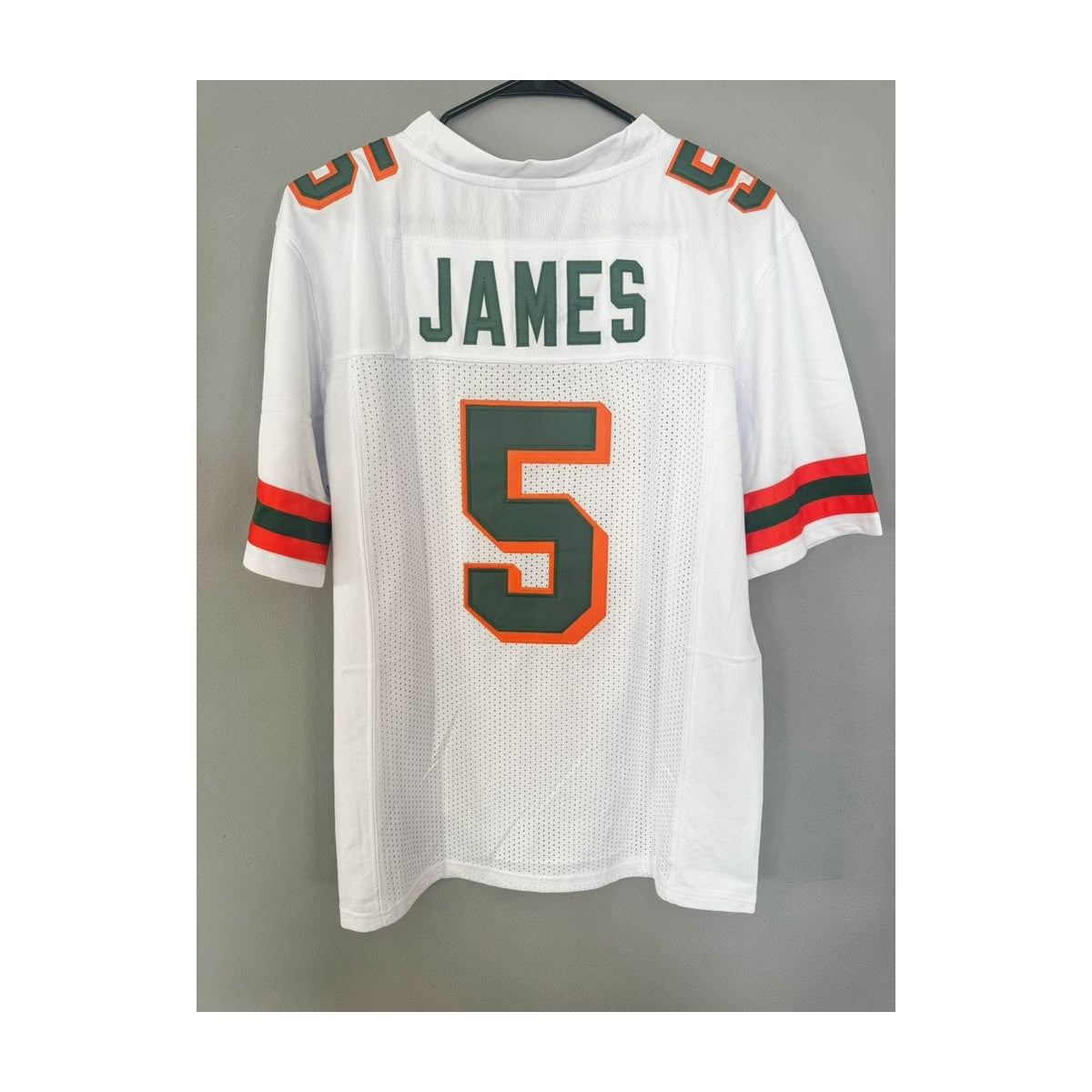 color-white | Edgerrin James white jersey back