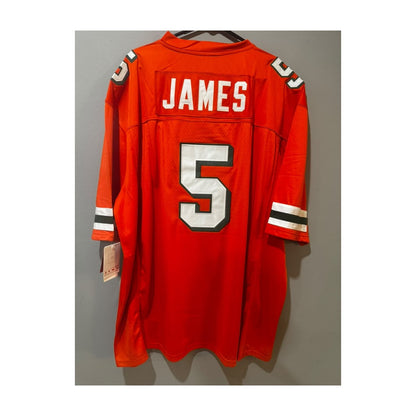 color-orange | Edgerrin James orange jersey back