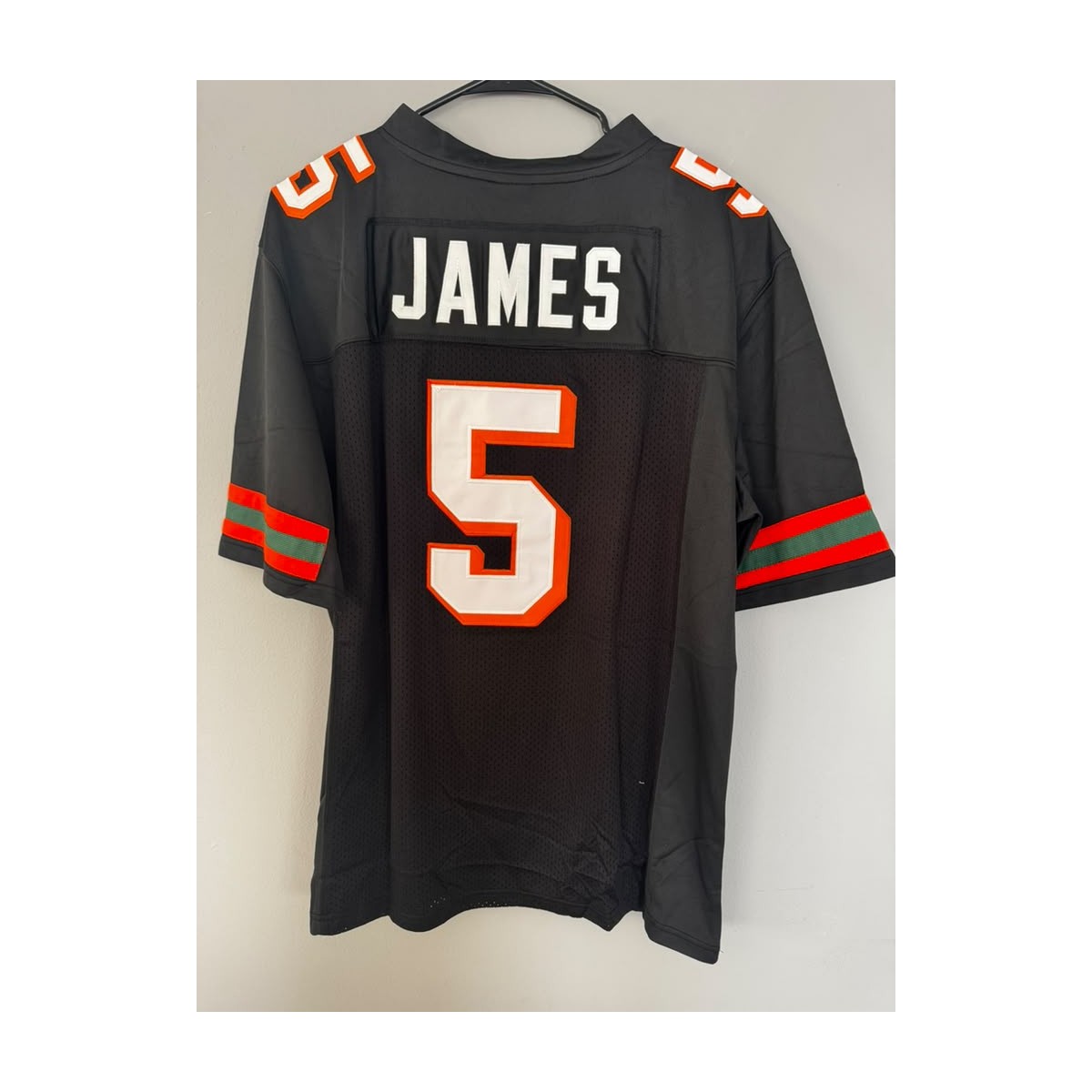 color-black | Edgerrin James black jersey back