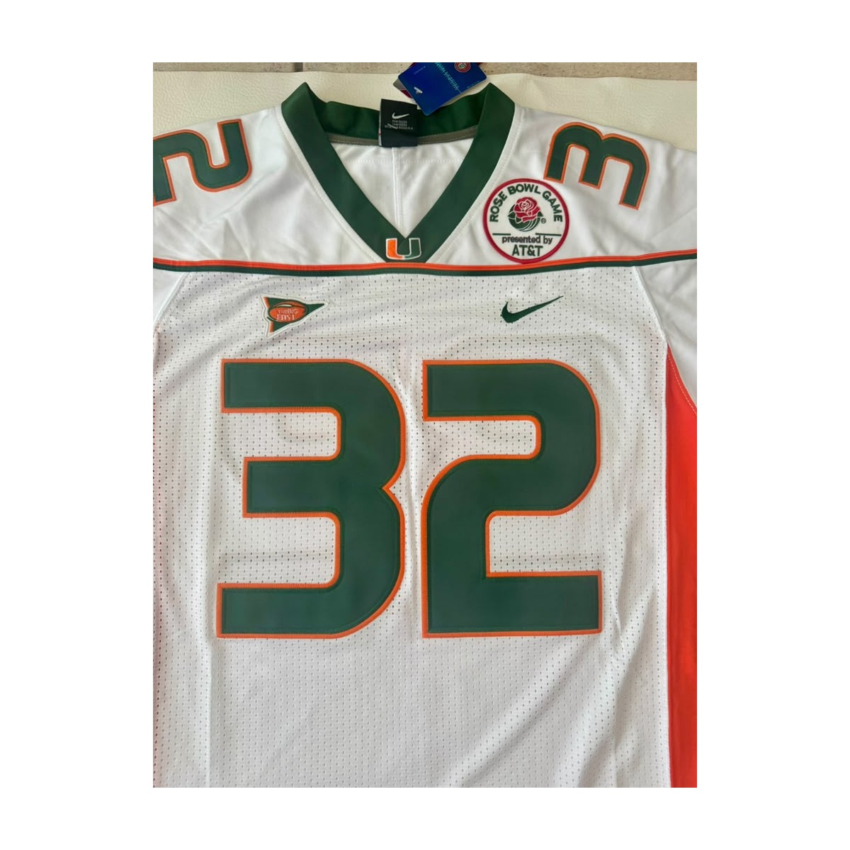 Frank Gore #32 Miami Hurricanes Throwback Jersey