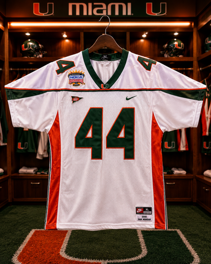 Dan Morgan #44 Miami Hurricanes Throwback Jersey 2000 Nokia Sugar Bowl