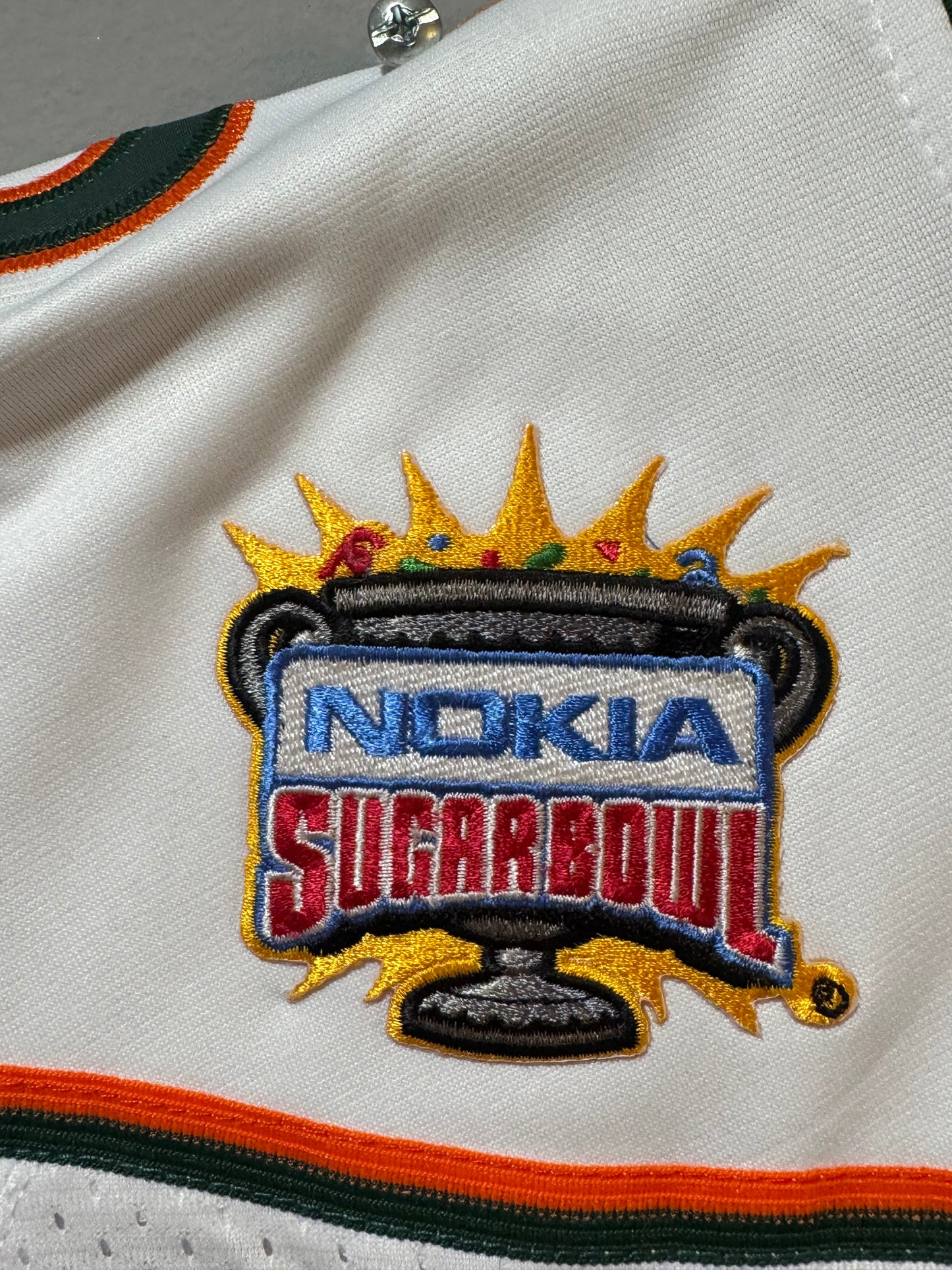 Santana Moss #6 Miami Hurricanes Throwback Jersey