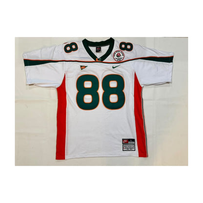 Jeremy Shockey #88 Miami Hurricanes Throwback Jersey