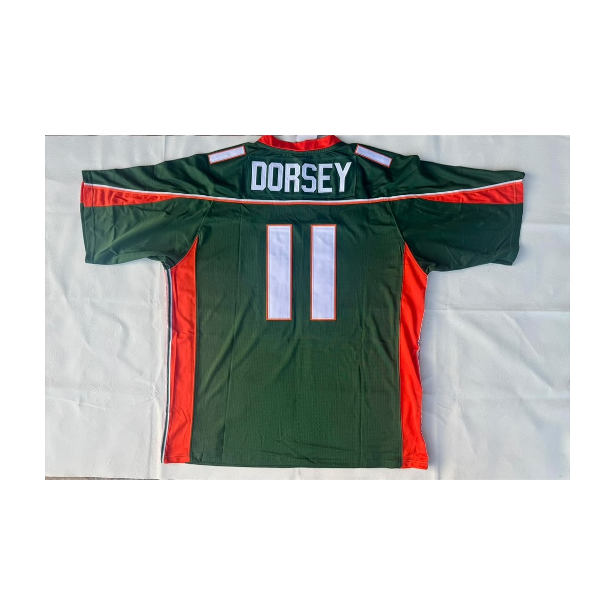 color-green | Ken Dorsey green jersey back
