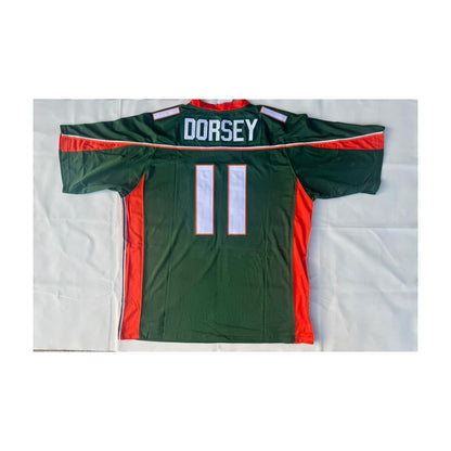 color-green | Ken Dorsey green jersey back