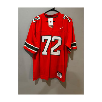 Mario Cristobal #72 Miami Hurricanes Throwback Jersey