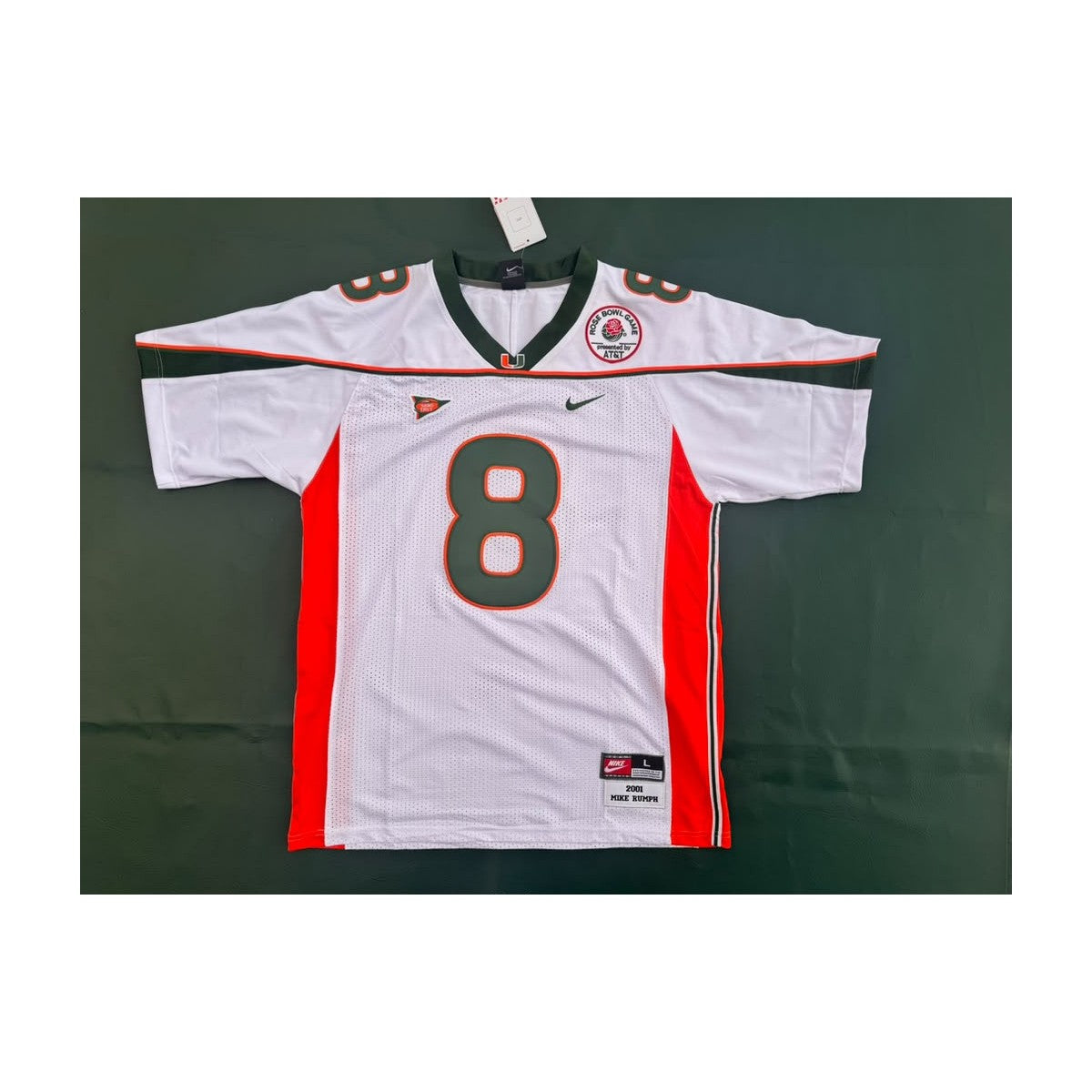 Mike Rumph #8 Miami Hurricanes Throwback Jersey