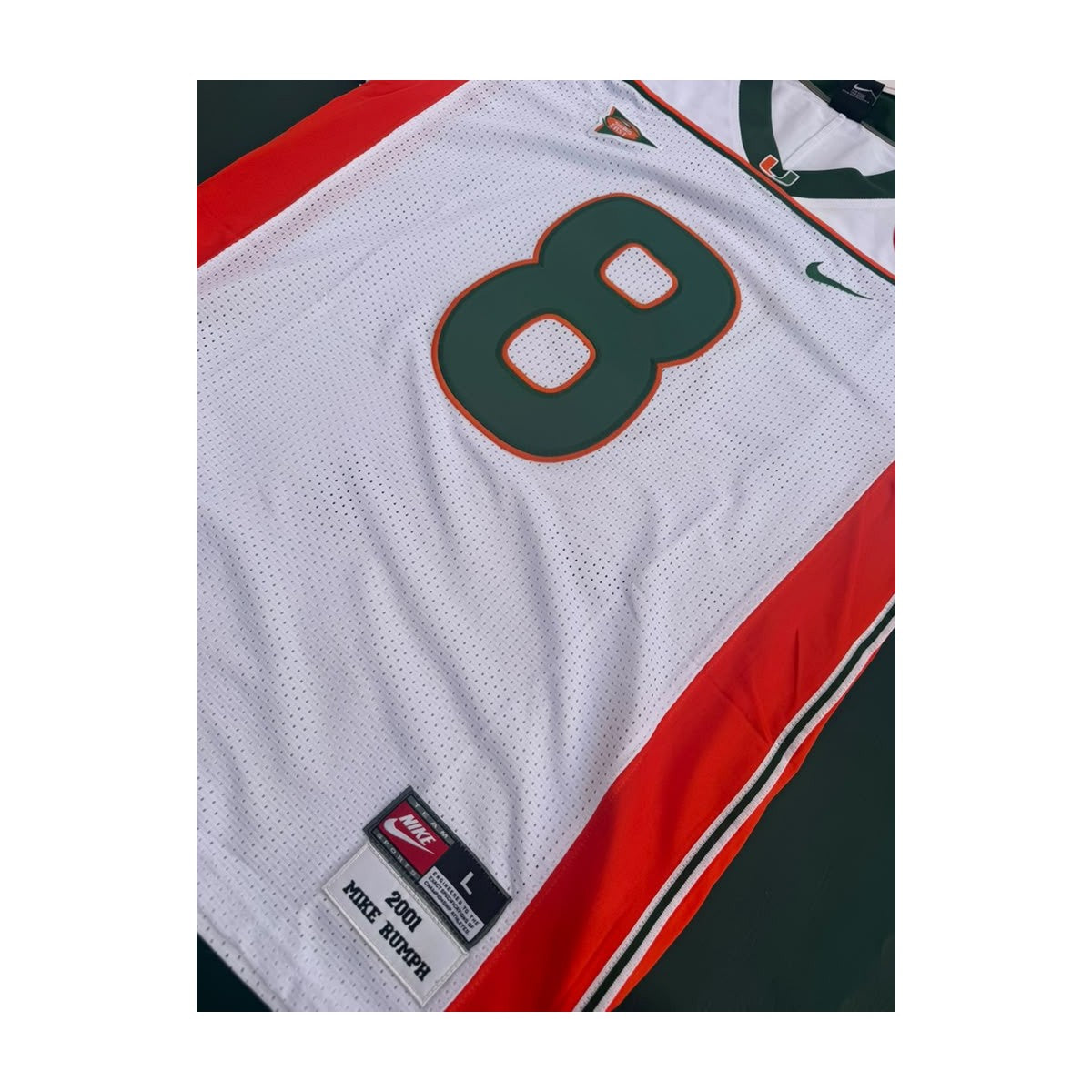 Mike Rumph #8 Miami Hurricanes Throwback Jersey