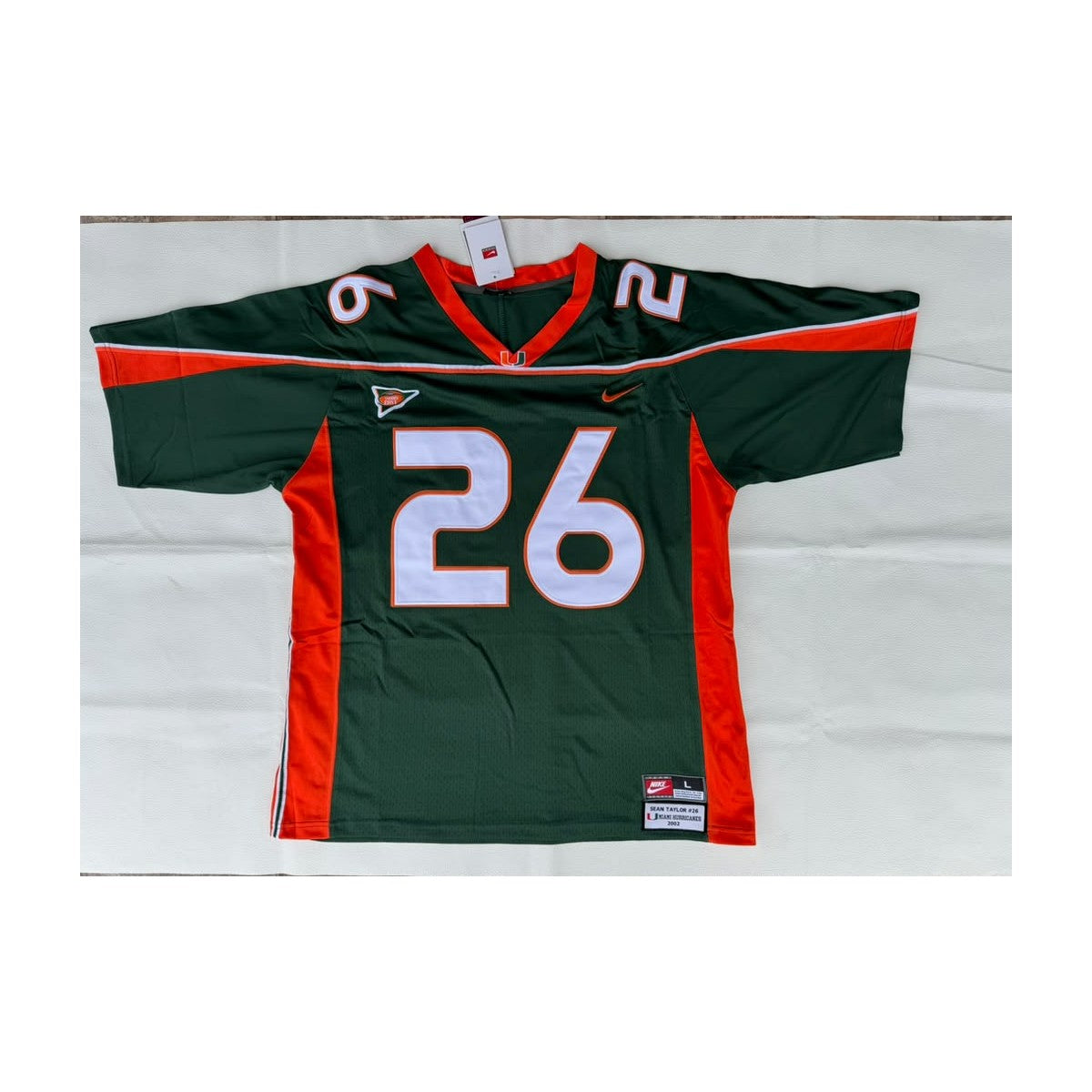  variant-green | Sean Taylor green throwback jersey front
