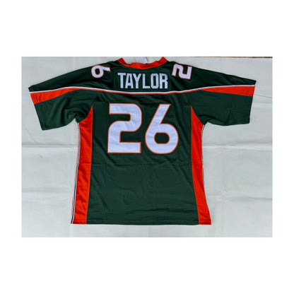 variant-green-bowl-patch | Sean Taylor green Bowl Patch throwback jersey back