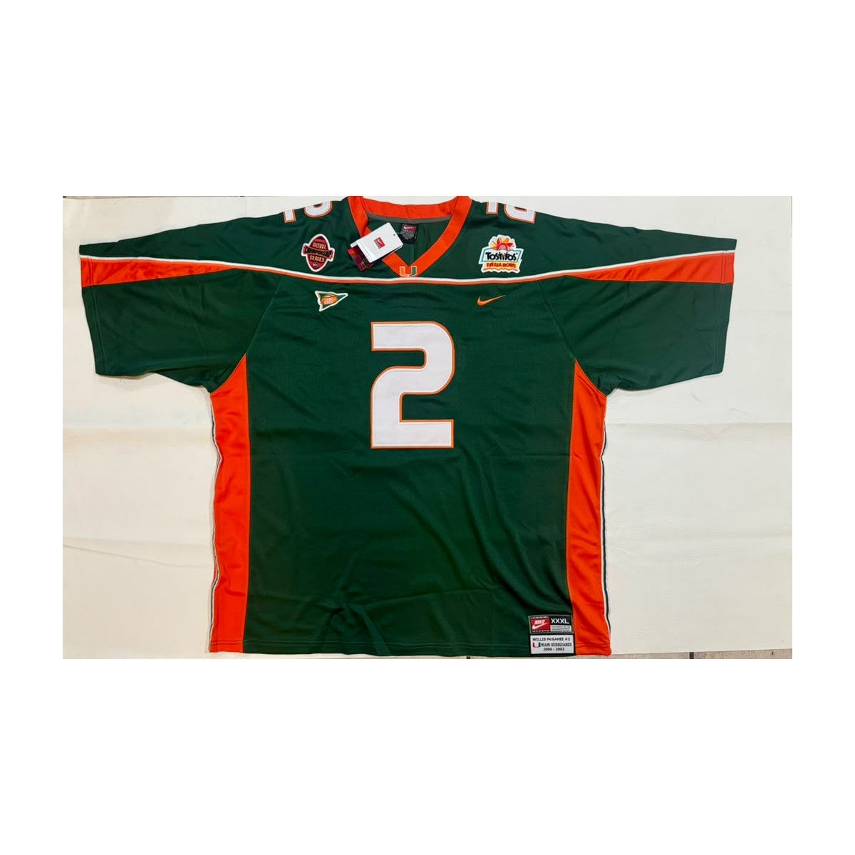color-green | Willis McGahee green jersey front