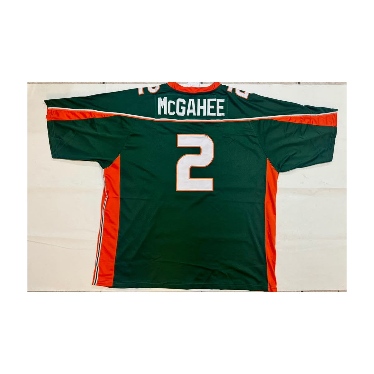 color-green | Willis McGahee green jersey back